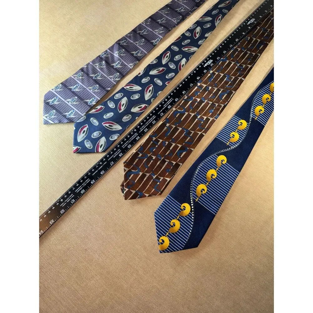 4 Ties; Henry Grethel, Stafford, Monti Mony, Milan Paris,
